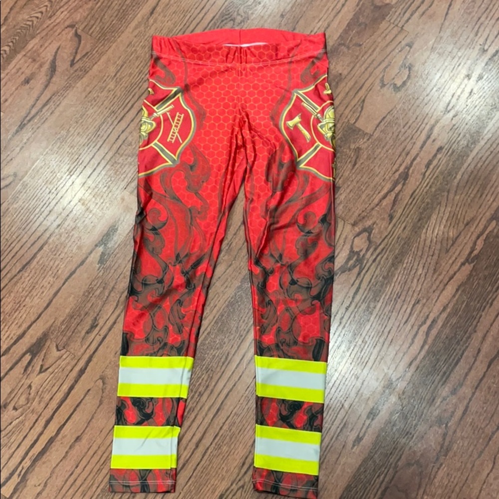 Firefighter women’s workout leggings